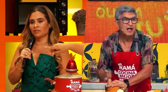Ethel Pozo 'jala orejas' a Fernando Armas por errores al cocinar.