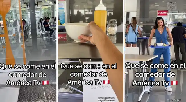 El menú que sirven en América TV se volvió tendencia en internet. El menú que sirven en América TV se volvió tendencia en internet.