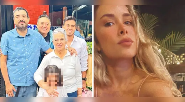 Rodrigo Cuba celebró el Día del Padre con su familia.