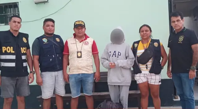 Menor encontrada por efectivos de la policía en Tumbes. Menor encontrada por efectivos de la policía en Tumbes.