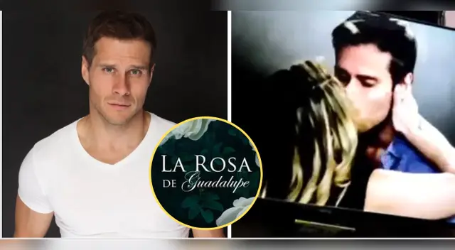 Miguel Arce impacta con actuación de beso en 'La Rosa de Guadalupe'.