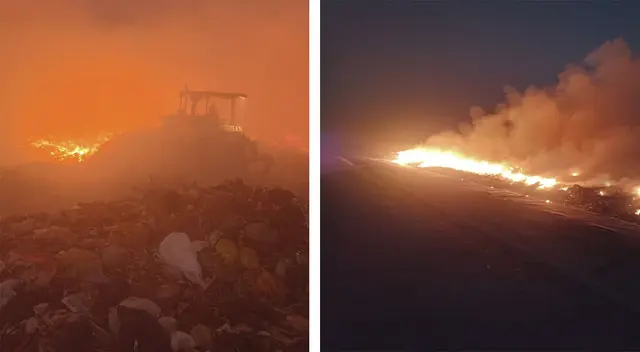 Los vientos están dirigiendo la humareda hacia las zonas aledañas.