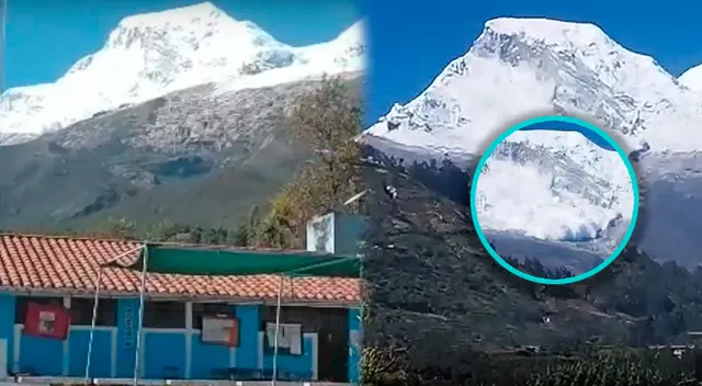 Se reporta impresionante avalancha en el nevado de Huascarán. Se reporta impresionante avalancha en el nevado de Huascarán.
