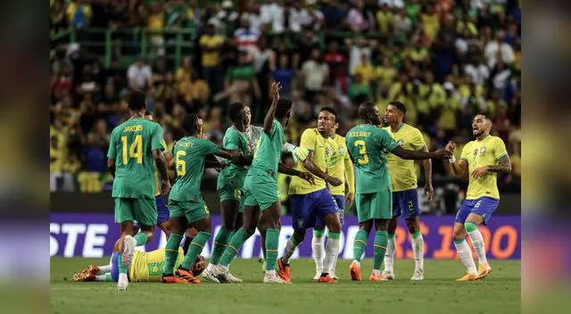 Brasil sin técnico no pude alcanzar  buenos resultados cayó ante Senegal.