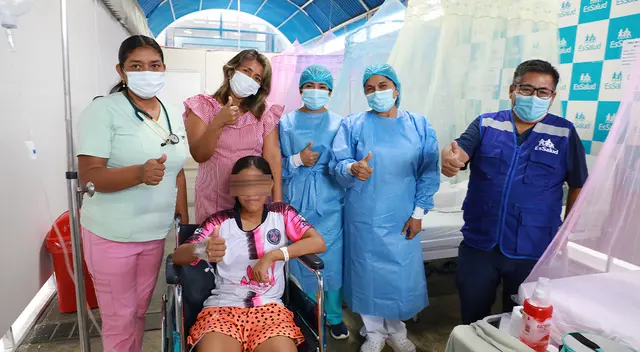 Menor venció al dengue.