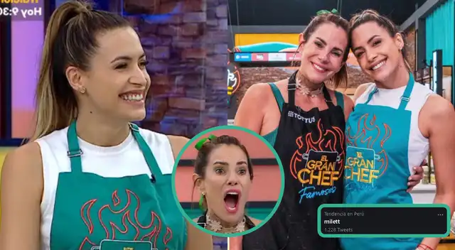 Milett Figueroa tendencia en Twitter por haber retornado a "El gran chef: famosos".