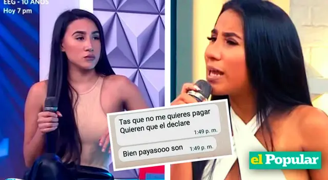 Samahara Lobatón tendría acceso a conversaciones de Youna pese a término de relación.