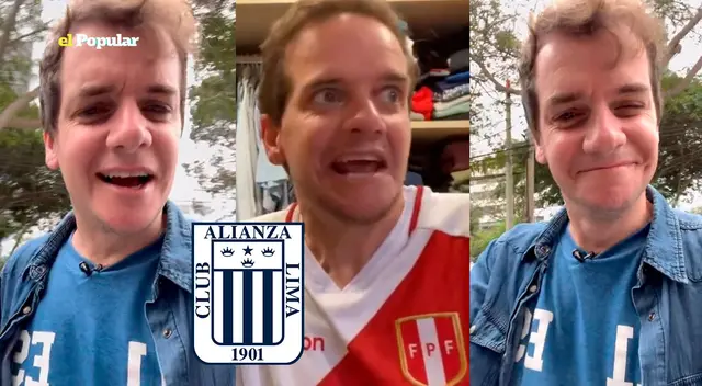 Jero Freixas, en modo Alianza Lima.
