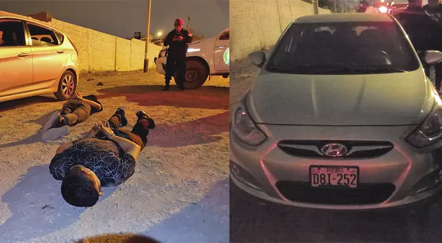 Vecinos ayudaron a capturar a uno de los sujetos.