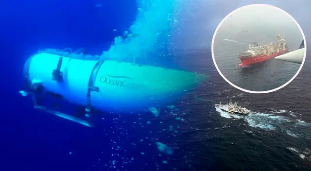 Los restos encontrados en el atlántico serían del sumergible Titán. Los restos encontrados en el atlántico serían del sumergible Titán.