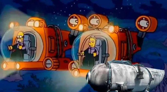 Usuarios aseguran que Los Simpson predijeron el desastre del sumergible 'Titán'. Usuarios aseguran que Los Simpson predijeron el desastre del sumergible 'Titán'.