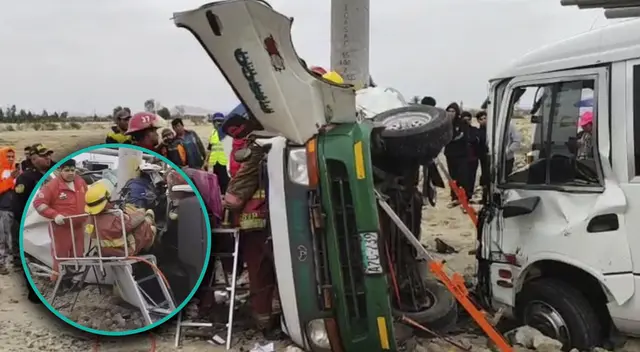 Choque entre dos autos dejó personas muertas y heridas en Pisco.