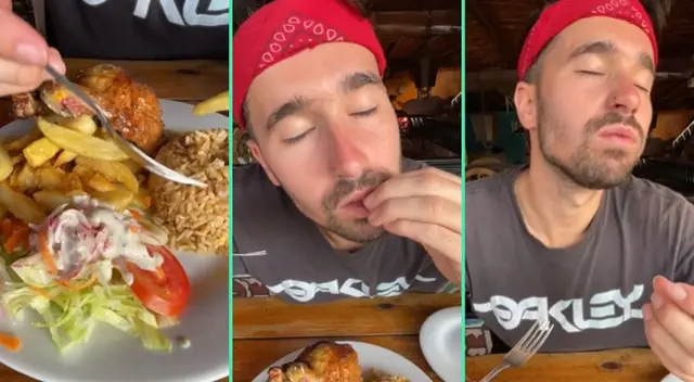 La reacción del español fue viral en Tiktok.