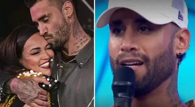 Jota Benz derrocha elogios a Angie Arizaga.