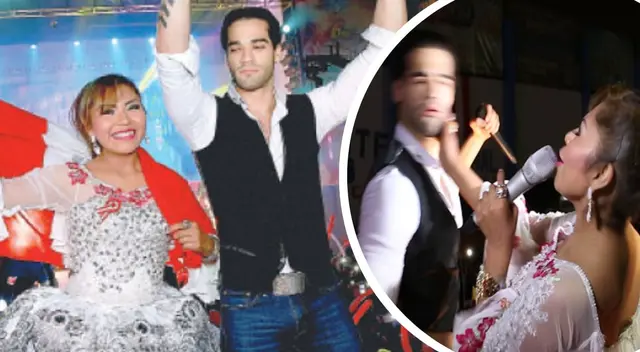 Guty Carrera y Yarita Lizeth compartieron escenario, pero terminó en cachetada. Guty Carrera y Yarita Lizeth compartieron escenario, pero terminó en cachetada.