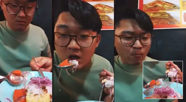 Coreano probó ceviche peruano y su reacción llamó la atención en las redes sociales. Coreano probó ceviche peruano y su reacción llamó la atención en las redes sociales.