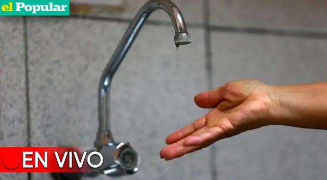 Conoce cuáles son los distritos que sufrirán corte de agua.