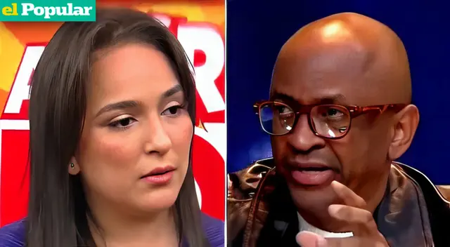 Daniela Darcourt le dio con palo a Sergio George