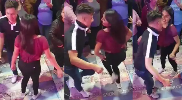 Peruanos se enfrentan en duelo de huayno y sus movimientos se vuelven viral en TikTok.