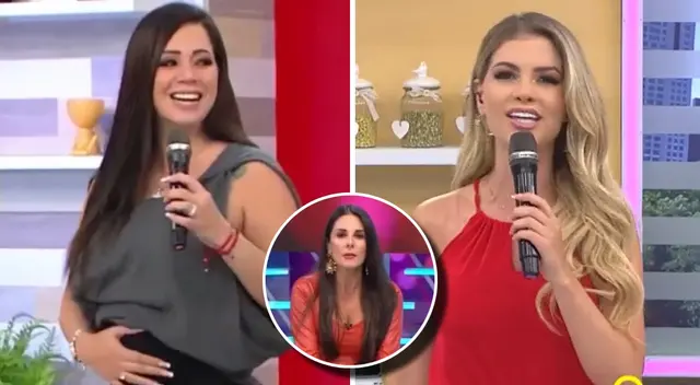 Ante las cámaras de América Espectáculos, Rebeca Escribens se pronunció sobre el sexo del bebé de Melissa Klug y el presunto bebé de Brunella Horna.