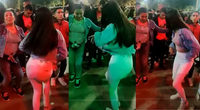 Peruanas se enfrentan en duelo de huayno y se roban el show con singulares movimientos. Peruanas se enfrentan en duelo de huayno y se roban el show con singulares movimientos.