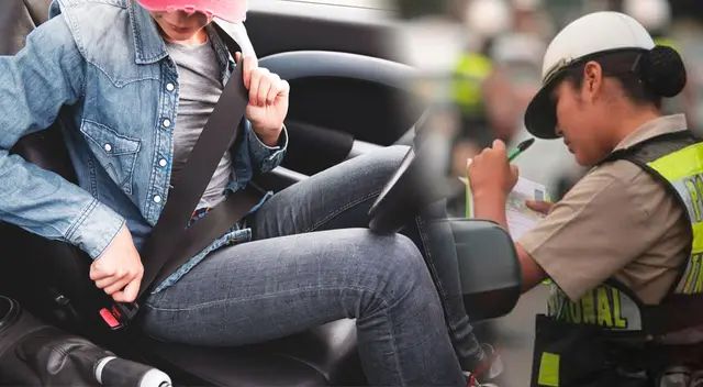 No usar cinturón de seguridad puede generar accidentes irrevocables.