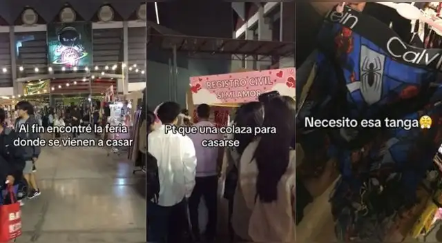 El muchacho peruano encontró la Feria Planet, donde parejas vienen a casarse, y dato es viral en TikTok. El muchacho peruano encontró la Feria Planet, donde parejas vienen a casarse, y dato es viral en TikTok.