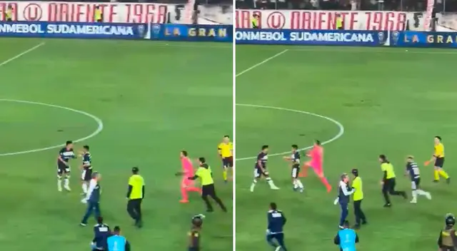 José Carvallo le propina una patada voladora a Tarragona