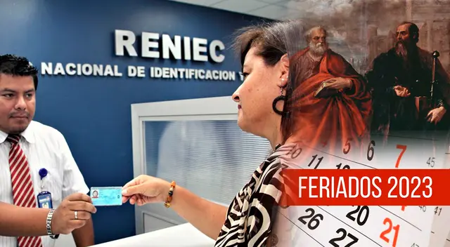 ¿Celebración de San Pedro y San Pablo afectará atención en Reniec? ¿Celebración de San Pedro y San Pablo afectará atención en Reniec?