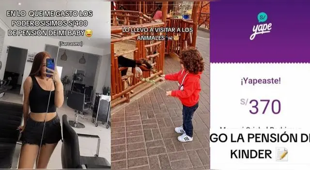 La madre peruana mostró en todo lo que gasta el dinero que le pasa el padre de su hijo y es viral en TikTok.