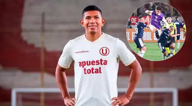 Edison Flores estuvo presente en el partido de Universitario ante Gimnasia en el Estadio Monumental