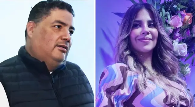 Gabriela Serpa marca distancia de Alfredo Benavides.