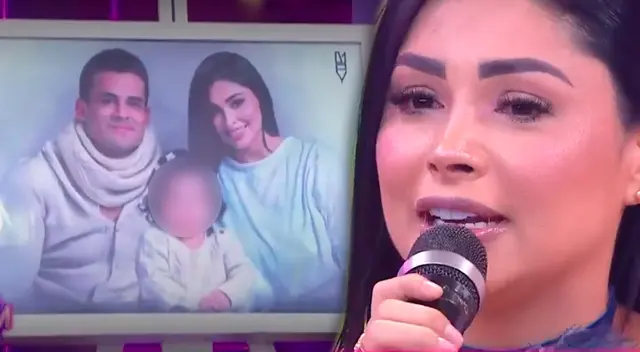 Pamela Franco se quiebra ante una sorpresa en vivo.