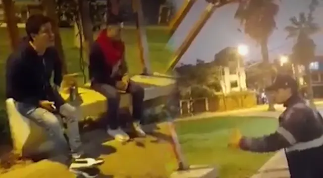 Ciudadano trata despectivamente a sereno de Cercado de Lima.