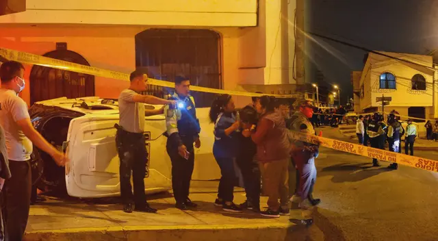 Mototaxi de hombre de 72 años tras el accidente.