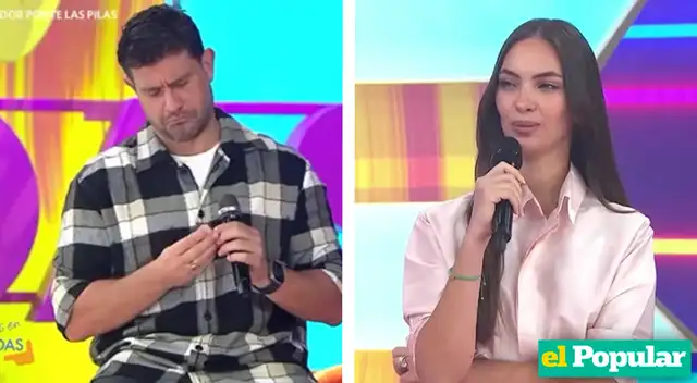 Natalie Vértiz puso en aprietos a Yaco Eskenazi al consultarle por la fecha de anviersario.