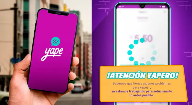 Usuarios de Yape no pueden realizar ninguna transacción financiera por la app.
