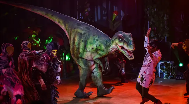 Prodartes presenta espectáculo “Tsaurios: regresa la aventura” para chicos y grandes.