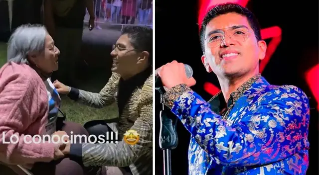 Christian Yaipén reaccionó al ver a adulta mayor en pleno concierto del Grupo 5