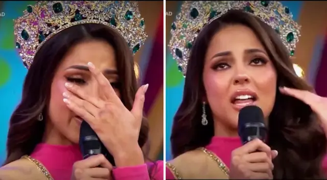 Luciana Fuster llora tras cumplir todas sus metas propuestas. Luciana Fuster llora tras cumplir todas sus metas propuestas.