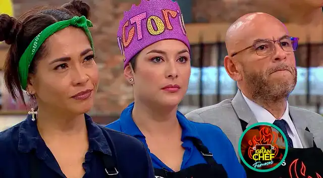 Katia Palma, Natalia Salas y Mr. Peet son sentenciados por no convencer con su paella valenciana. Katia Palma, Natalia Salas y Mr. Peet son sentenciados por no convencer con su paella valenciana.