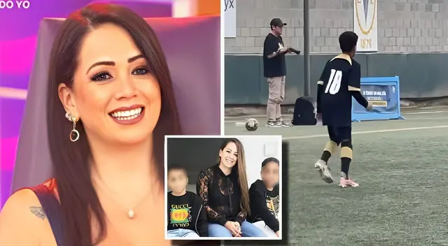 Melissa Klug mostró su lado más maternal con el menor.