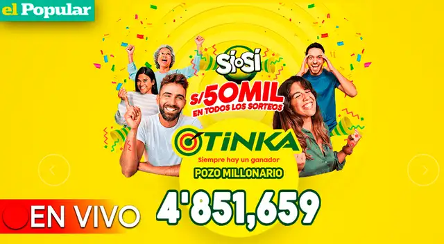 Conoce el nuevo monto del pozo millonario que sorteará la Tinka este miércoles 5 de julio del 2023.