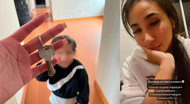 La influencer es muestra agotada tras la mudanza que viene realizando.