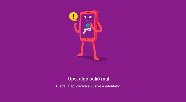 YAPE presenta nueva falla en su funcionamiento y afecta a sus usuarios. YAPE presenta nueva falla en su funcionamiento y afecta a sus usuarios.
