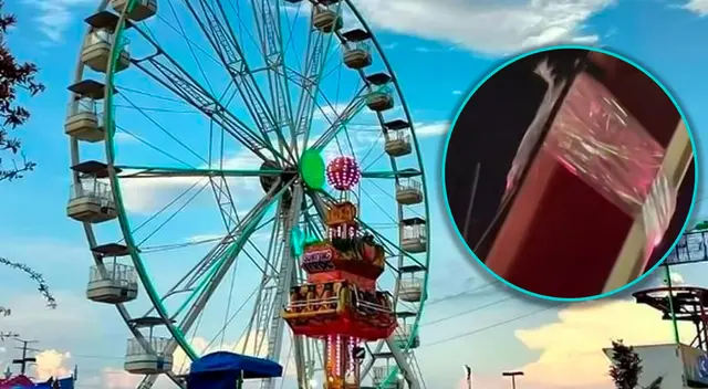 Arequipeño quedó aterrado por juego mecánico en malas condiciones.