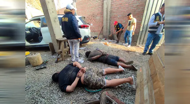 Caen desmantelando camionetas robadas.