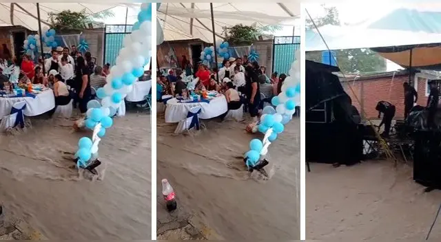 El inesperado final de los festejos se volvió viral en las redes.