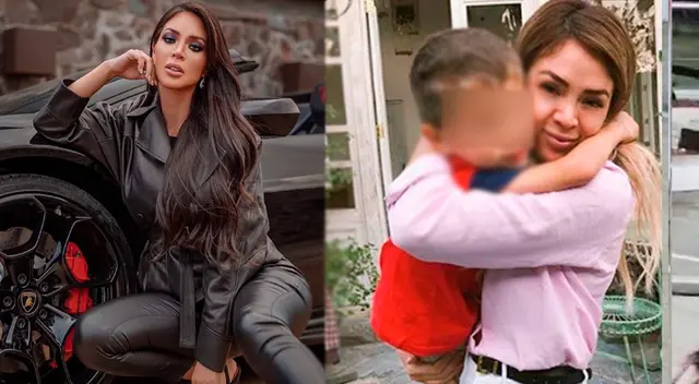 Sheyla Rojas explicó por qué no puede estar junto a su hijo.