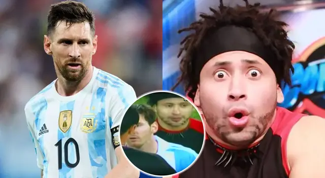 Zumba no le tuvo miedo al éxito y fue al Estadio Nacional para obtener una entrevista con Messi.